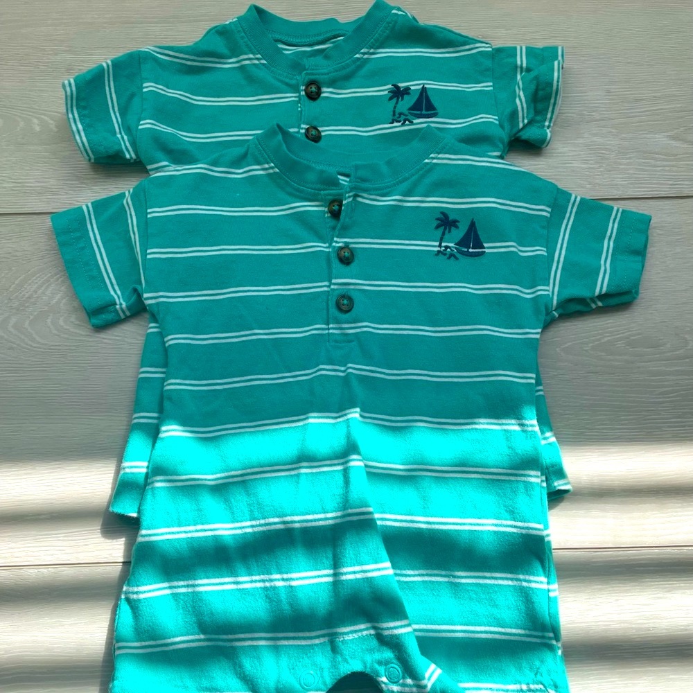 Carters 0-3 month Baby boy Romper